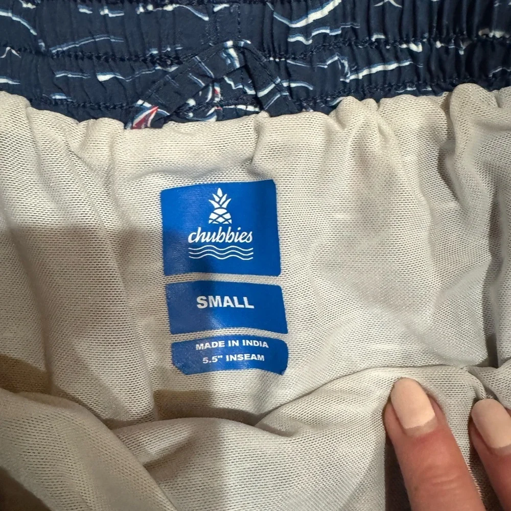 Chubbies The Race Days 5.5” Classic Swim Trunk Size Small